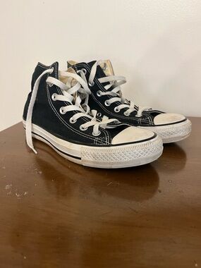 Women’s or Men’s Converse Black Canvas High-Top Sneakers